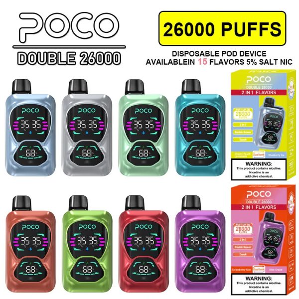 Poco Double 26000 Puffs | E cigi bolt